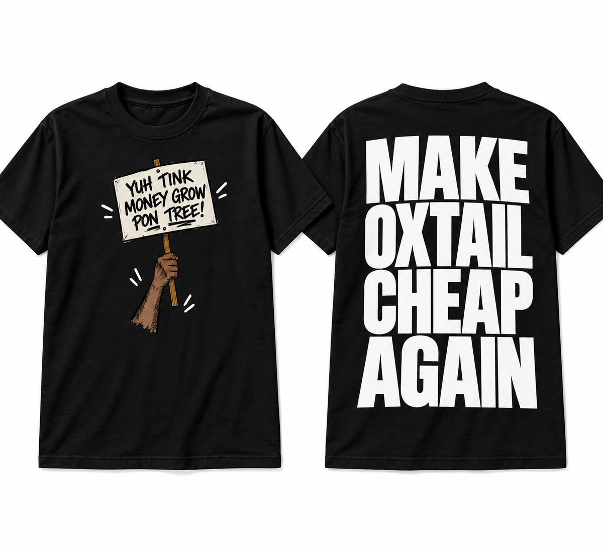 Yuh Tink Money Grow Pon Tree Jamaican Graphic Tee